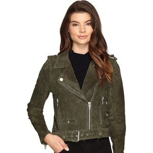 Blank NYC Suede moto jacket
